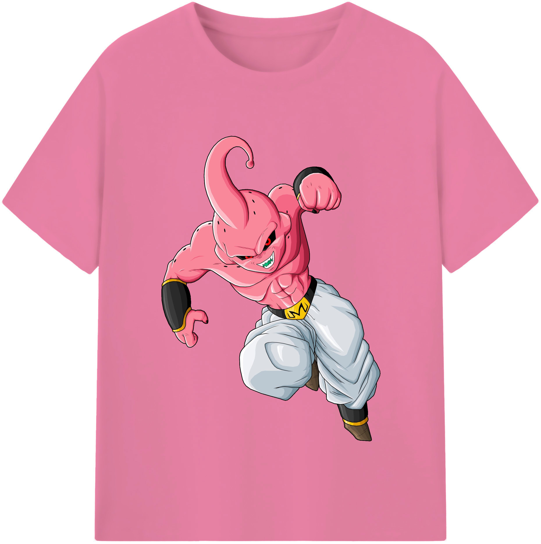 （画像用） ドラゴンボール 魔人ブウ DRAGON BALL Majin Buu 綿100％半袖Tシャツ（フロントプリント）